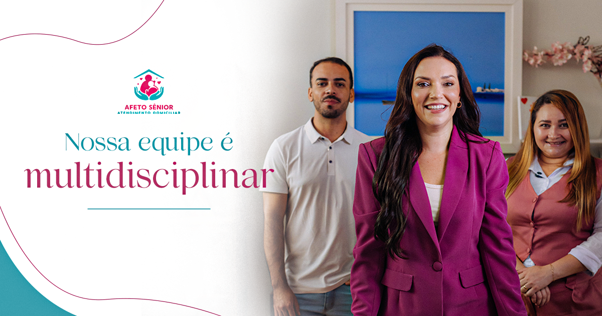 Nossa equipe é multidisciplinar